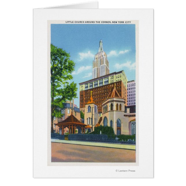 Buiten Uitzicht van de Kleine Kerk rond de (Voorkant)