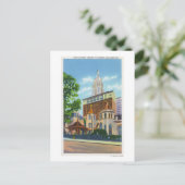 Buiten Uitzicht van de Kleine Kerk rond de Briefkaart (Staand voorkant)