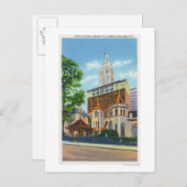 Buiten Uitzicht van de Kleine Kerk rond de Briefkaart (Voorkant / Achterkant)