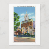 Buiten Uitzicht van de Kleine Kerk rond de Briefkaart (Voorkant)