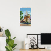 Buiten Uitzicht van de Kleine Kerk rond de Poster (Thuiskantoor)