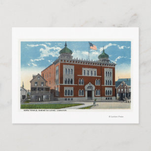 Buiten Uitzicht van de Korattempel, Shrine Briefkaart