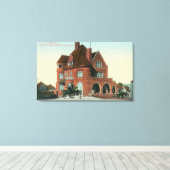 Buiten Uitzicht van de kruisingsplek Canvas Afdruk (Insitu (Houten vloer))