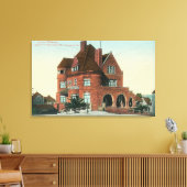 Buiten Uitzicht van de kruisingsplek Canvas Afdruk (Insitu (Woonkamer))