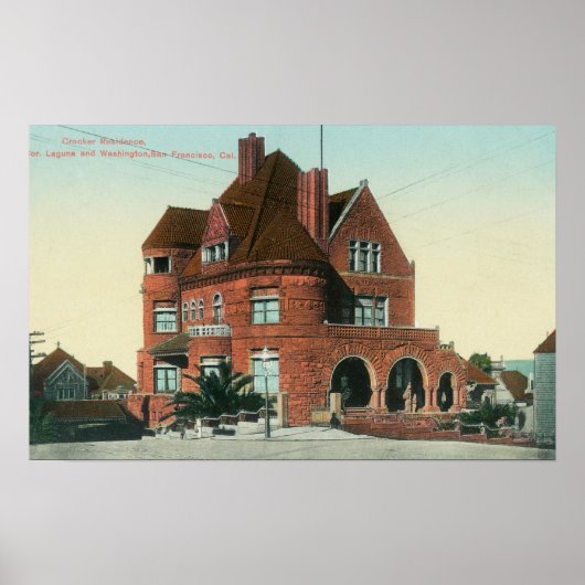 Buiten Uitzicht van de kruisingsplek Poster (Voorkant)