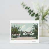 Buiten Uitzicht van de Landenclub Briefkaart (Staand voorkant)