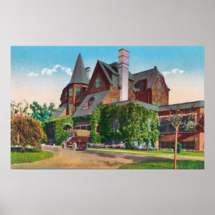 Buiten Uitzicht van de Landenclub van Claremont Poster