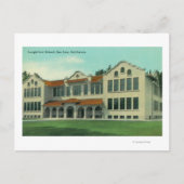 Buiten Uitzicht van de Longmede School Briefkaart (Voorkant)