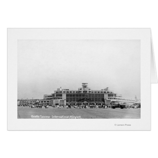 Buiten Uitzicht van de luchthaven Seattle-Tacoma I (Voorkant Horizontaal)