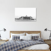 Buiten Uitzicht van de luchthaven Seattle-Tacoma I Canvas Afdruk (Insitu (Slaapkamer))