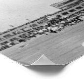 Buiten Uitzicht van de luchthaven Seattle-Tacoma I Poster (Hoek)