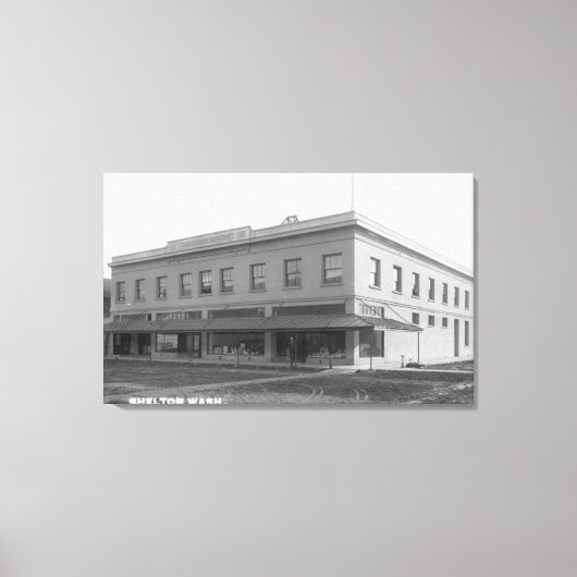 Buiten Uitzicht van de Lumbermens Bldg Canvas Afdruk (Voorkant)