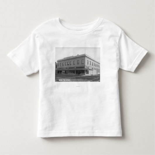 Buiten Uitzicht van de Lumbermens Bldg Kinder Shirts (Voorkant)