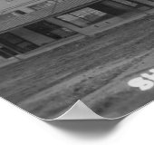 Buiten Uitzicht van de Lumbermens Bldg Poster (Hoek)