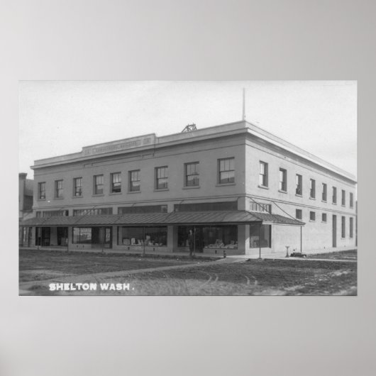 Buiten Uitzicht van de Lumbermens Bldg Poster (Voorkant)