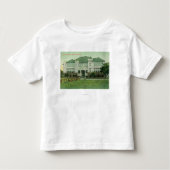 Buiten Uitzicht van de Lytton Avenue School Kinder Shirts (Voorkant)