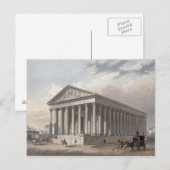 Buiten uitzicht van de Madeleine, Parijs Briefkaart (Voorkant / Achterkant)