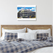 Buiten Uitzicht van de Madison Square Garden Canvas Afdruk (Insitu (Slaapkamer))