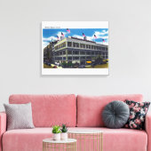 Buiten Uitzicht van de Madison Square Garden Canvas Afdruk (Insitu (Woonkamer))