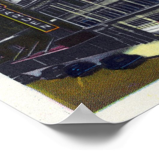 Buiten Uitzicht van de Madison Square Garden Poster (Hoek)