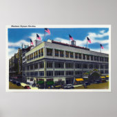 Buiten Uitzicht van de Madison Square Garden Poster (Voorkant)