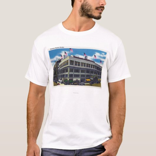 Buiten Uitzicht van de Madison Square Garden T-shirt (Voorkant)