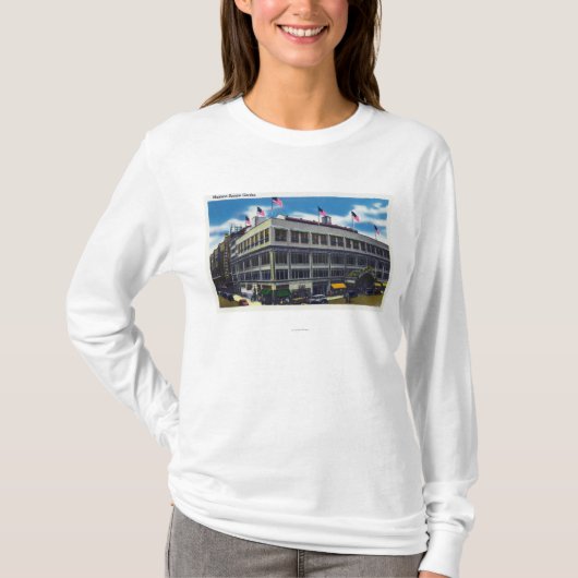 Buiten Uitzicht van de Madison Square Garden T-shirt (Voorkant)