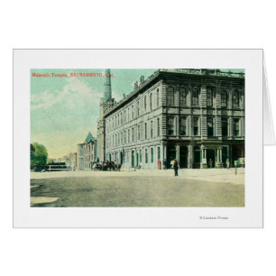 Buiten Uitzicht van de Masonic Temple