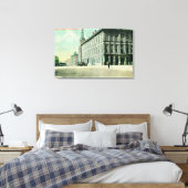 Buiten Uitzicht van de Masonic Temple 2 Canvas Afdruk (Insitu (Slaapkamer))