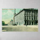 Buiten Uitzicht van de Masonic Temple 2 Poster (Voorkant)