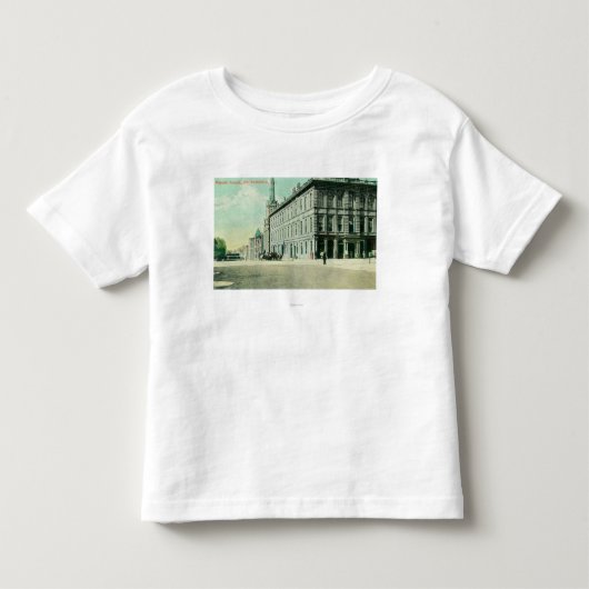 Buiten Uitzicht van de Masonic Temple Kinder Shirts (Voorkant)