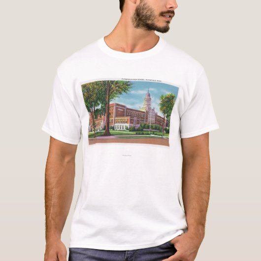 Buiten Uitzicht van de middelbare school T-shirt (Voorkant)