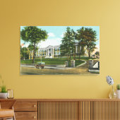 Buiten Uitzicht van de middelbare school van Kings Canvas Afdruk (Insitu (Woonkamer))