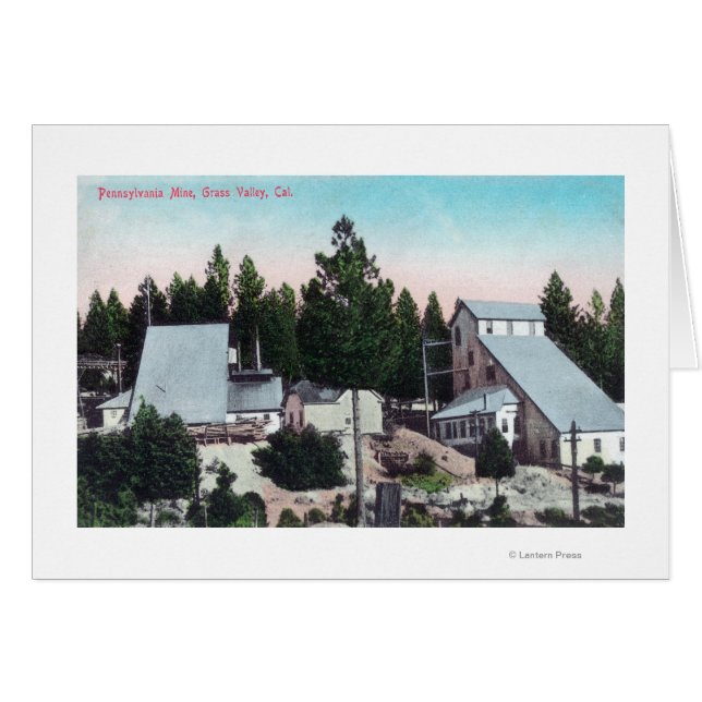 Buiten Uitzicht van de mijn van Pennsylvania (Voorkant Horizontaal)