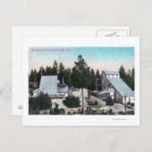 Buiten Uitzicht van de mijn van Pennsylvania Briefkaart (Voorkant / Achterkant)