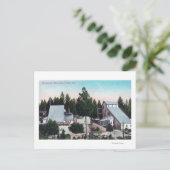 Buiten Uitzicht van de mijn van Pennsylvania Briefkaart (Staand voorkant)