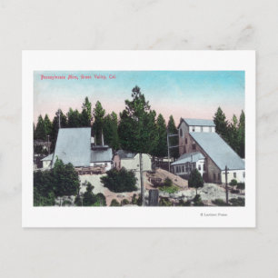 Buiten Uitzicht van de mijn van Pennsylvania Briefkaart