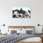 Buiten Uitzicht van de mijn van Pennsylvania Canvas Afdruk (Insitu (Slaapkamer))