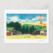 Buiten Uitzicht van de MotelLakehead, CA Briefkaart (Voorkant)