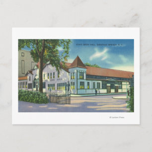 Buiten Uitzicht van de nationale Drink Hall Briefkaart