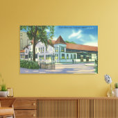 Buiten Uitzicht van de nationale Drink Hall Canvas Afdruk (Insitu (Woonkamer))