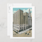 Buiten Uitzicht van de nationale spaarbank Briefkaart (Voorkant / Achterkant)