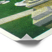 Buiten Uitzicht van de New Atascadero Inn Bungalow Poster (Hoek)