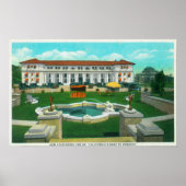 Buiten Uitzicht van de New Atascadero Inn Bungalow Poster (Voorkant)