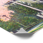 Buiten Uitzicht van de New High SchoolNapa, CA Poster (Hoek)