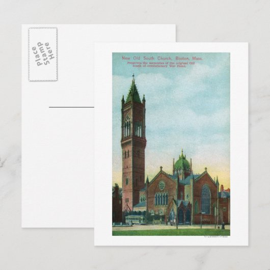 Buiten Uitzicht van de Nieuwe Oude Zuidkerk Briefkaart (Voorkant / Achterkant)