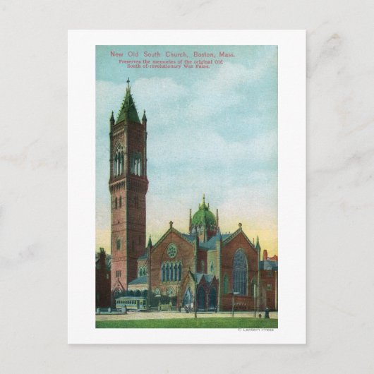Buiten Uitzicht van de Nieuwe Oude Zuidkerk Briefkaart (Voorkant)