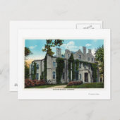 Buiten Uitzicht van de Oakland Mansion Briefkaart (Voorkant / Achterkant)