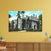 Buiten Uitzicht van de Oakland Mansion Canvas Afdruk (Insitu (Woonkamer))