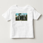 Buiten Uitzicht van de Oakland Mansion Kinder Shirts (Voorkant)